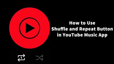 how do i repeat a song on youtube|shuffle youtube music playlist.